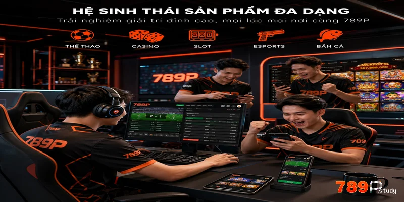 Không gian giải trí cao cấp thể hiện sức hút của 789P hợp tác 789K