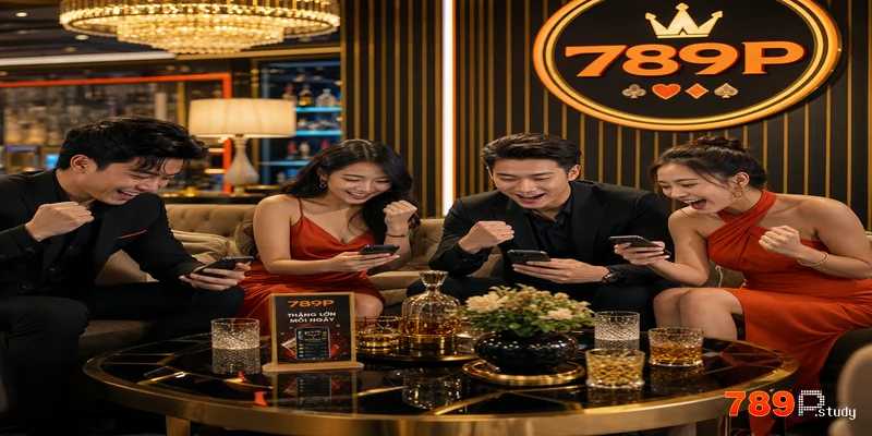 Người chơi hào hứng trải nghiệm 789P hợp tác TT88 trên di động.